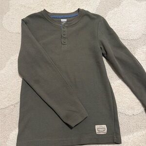 Levi's Kids Olive Long Sleeve Shirt